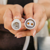 Close-up of the weatherproof plug and socket connectors on the Festoon 4m Heavy-Duty Extension