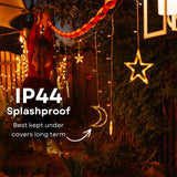 IP44 rating badge for Moon and Star Curtain Fairy Lights