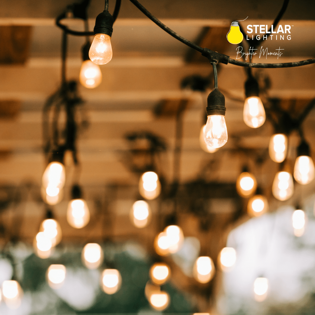 String Lighting - 10m LED Festoon Outdoor Drop String Lights