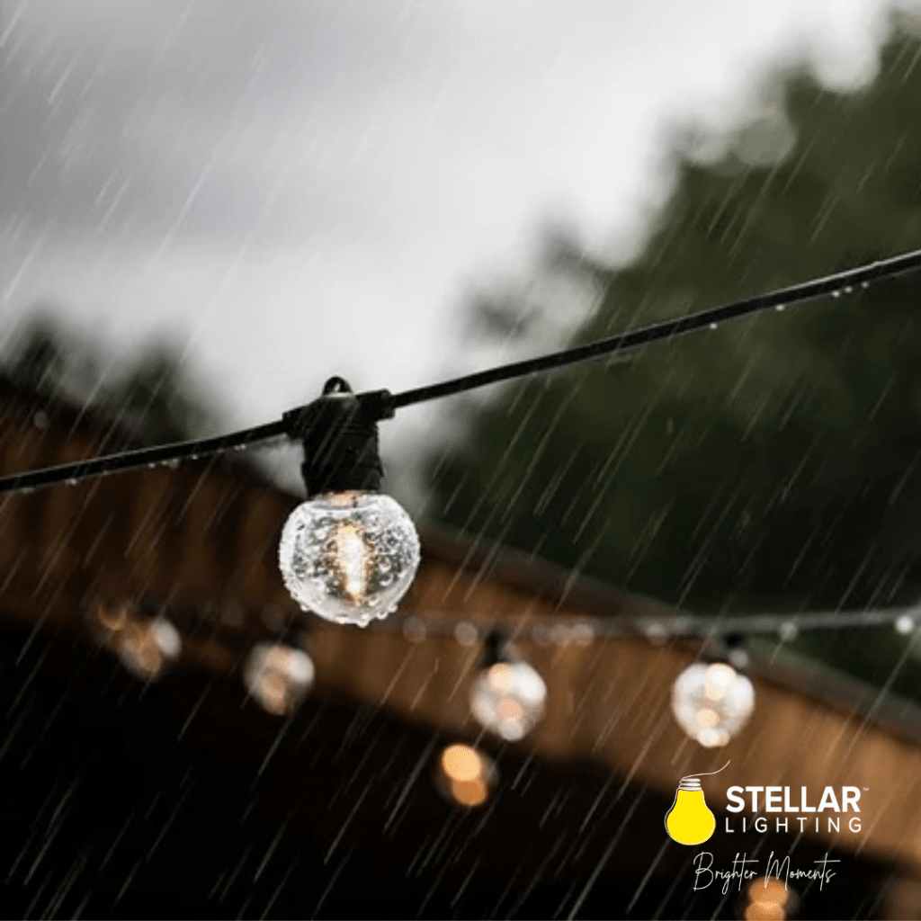 20m Heavy Duty Warm White LED String Lights Connectable