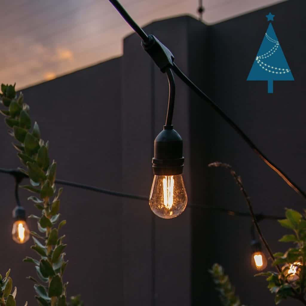 String Lighting - 10m LED Festoon Outdoor Drop String Lights