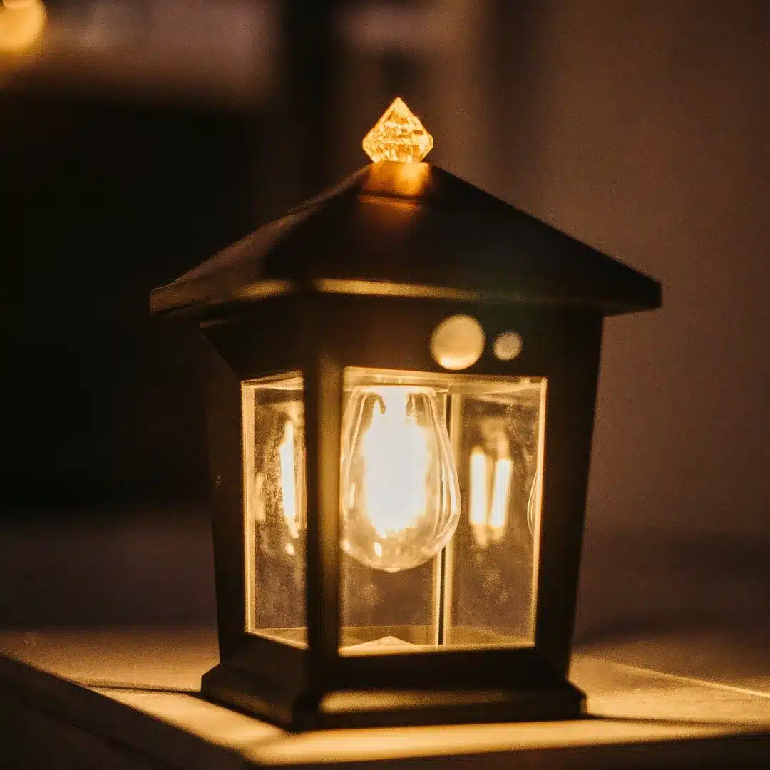 Stellar Lighting's Solar Rechargeable LED Wall Lantern Light