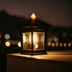 Stellar Lighting Solar Rechargeable LED Wall Lantern Light