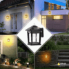Stellar Lighting's Solar Rechargeable LED Wall Lantern Light