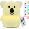 Adorable koala-shaped night light emitting a soft glow