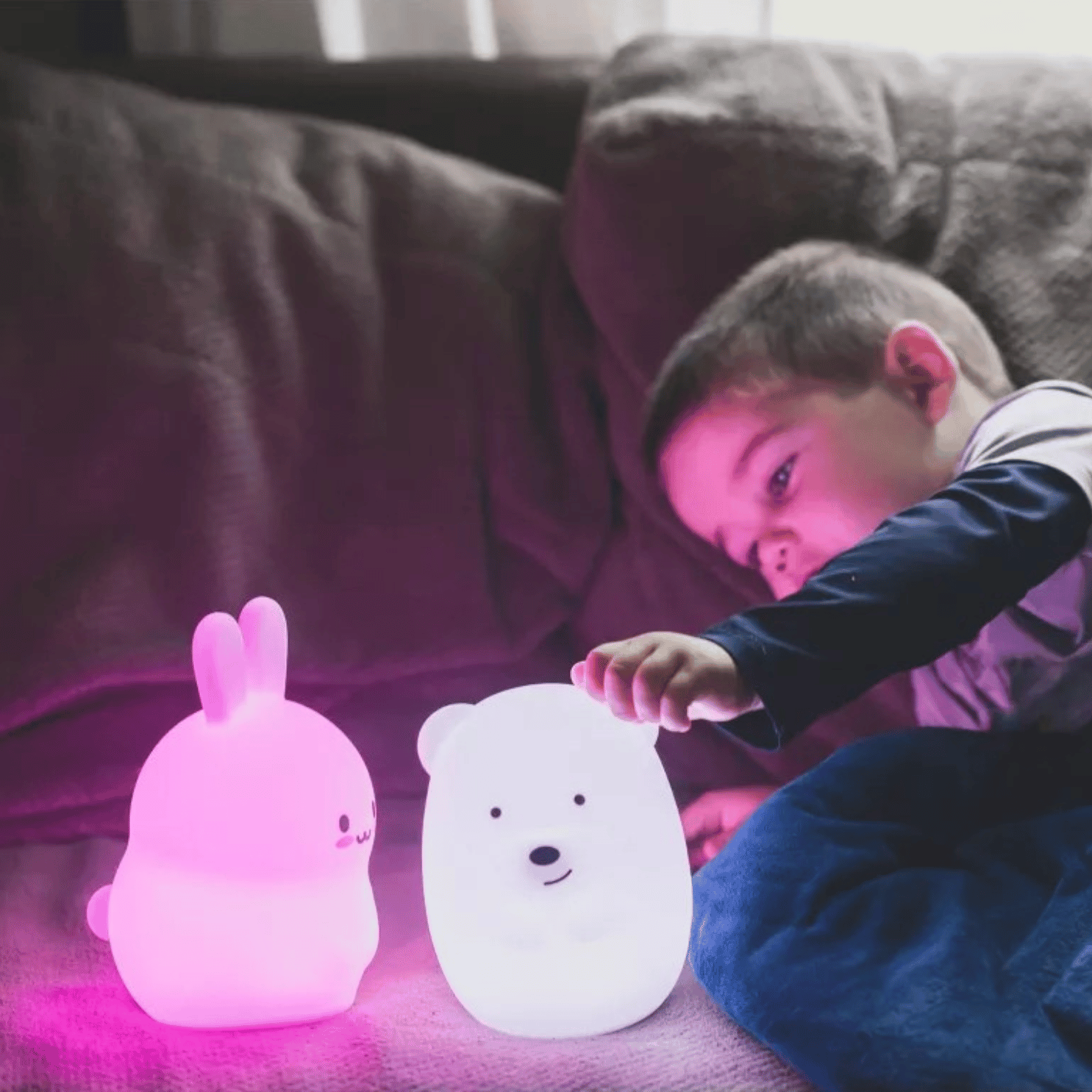 Rechargeable LED Kids BEAR Night Light by Stellar Lighting