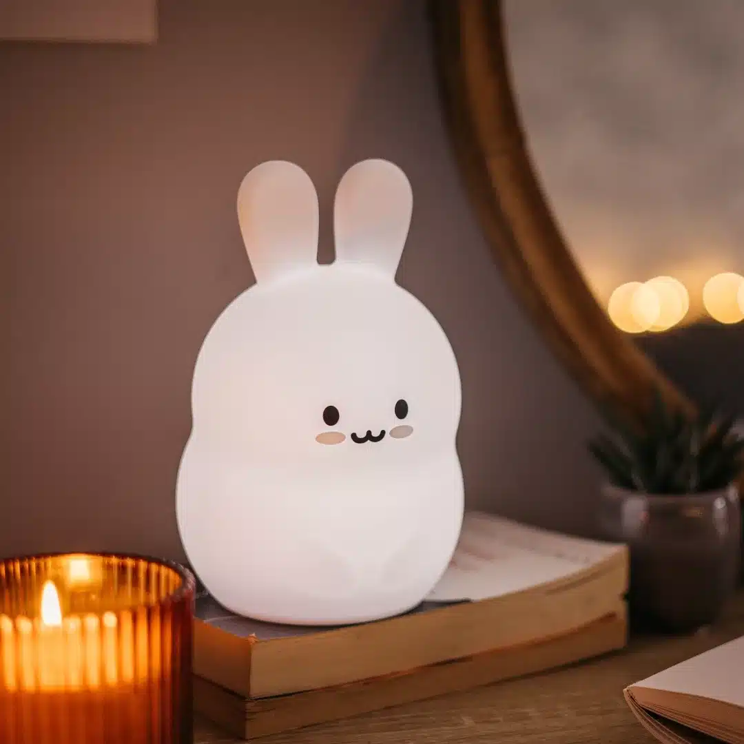 Rechargeable LED Kids BUNNY Night Light by Stellar Lighting