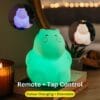 Rechargeable LED Kids HIPPO Night Light by Stellar Lighting