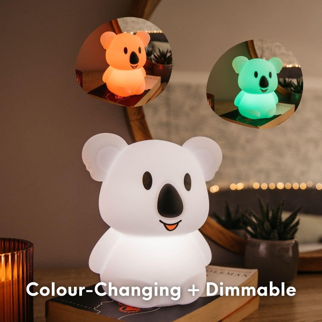 Koala Night Light with multiple colour modes – 8 vibrant options for kids