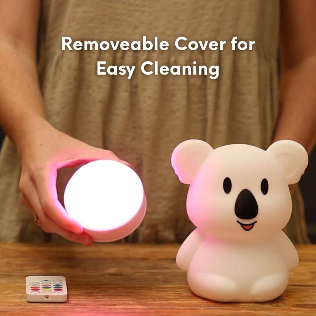Detachable and machine-washable silicone Koala Night Light