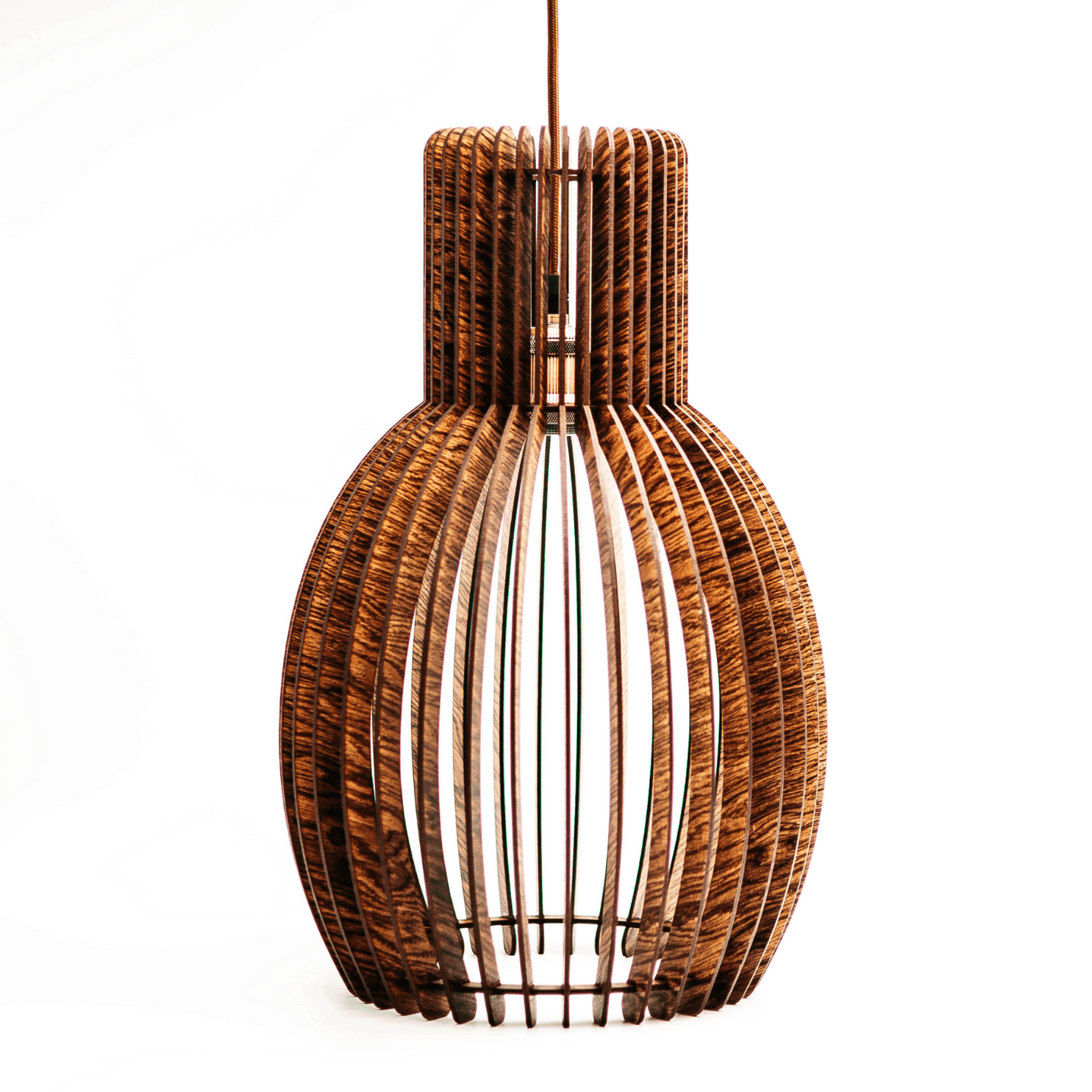 Scandinavian Style Bell Shape Chandelier Pendant by Stellar Lighting