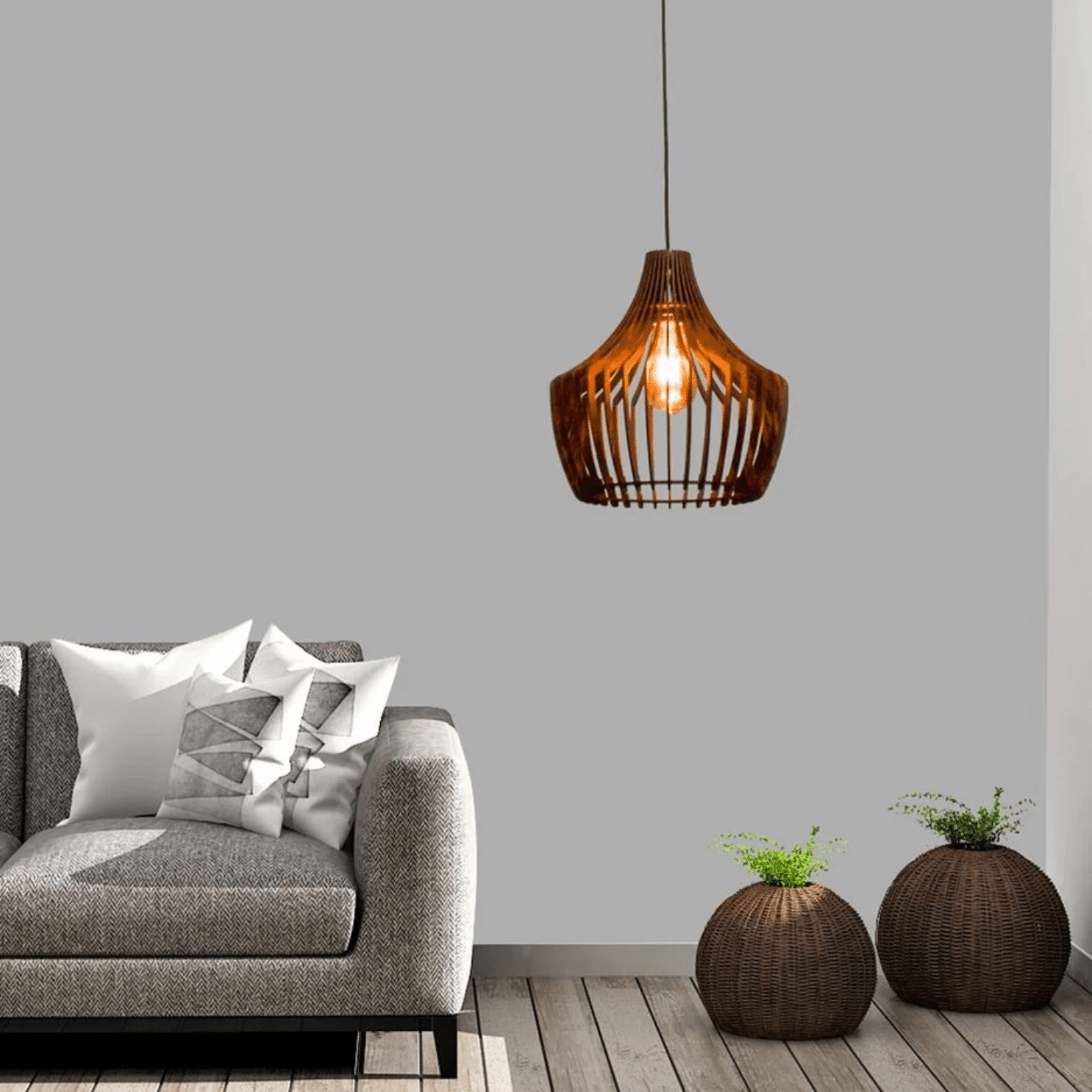 Scandinavian Style Chalice Chandelier by Stellar Lighting