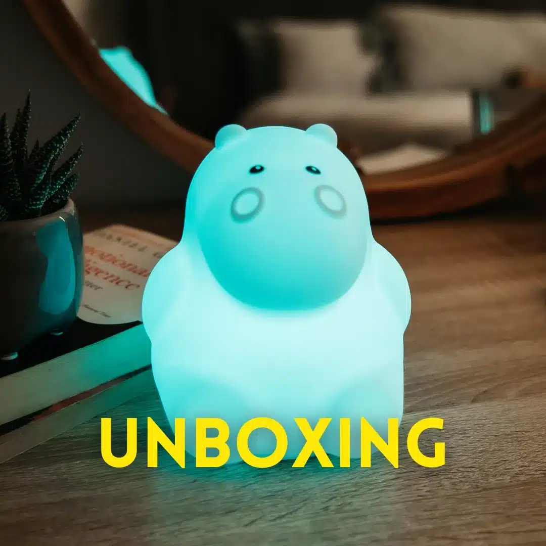 Hippo Night Light Unboxing Video