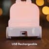 Fire Truck Night Light for kids – soft silicone, colourful, rechargeable bedtime light