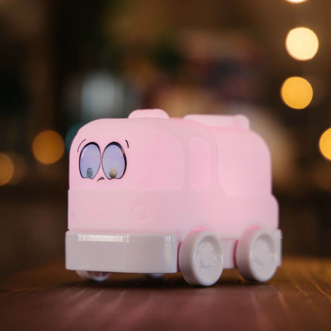 Fire Truck Night Light for kids – soft silicone, colourful, rechargeable bedtime light