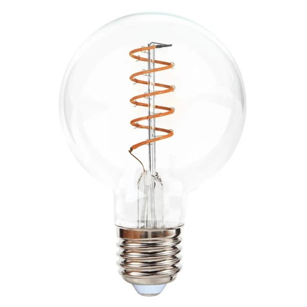 Retro Edison Spiral G80 Warm White LED E27 3W Retro Edison Spiral G80 Warm White LED E27 3W Bulb