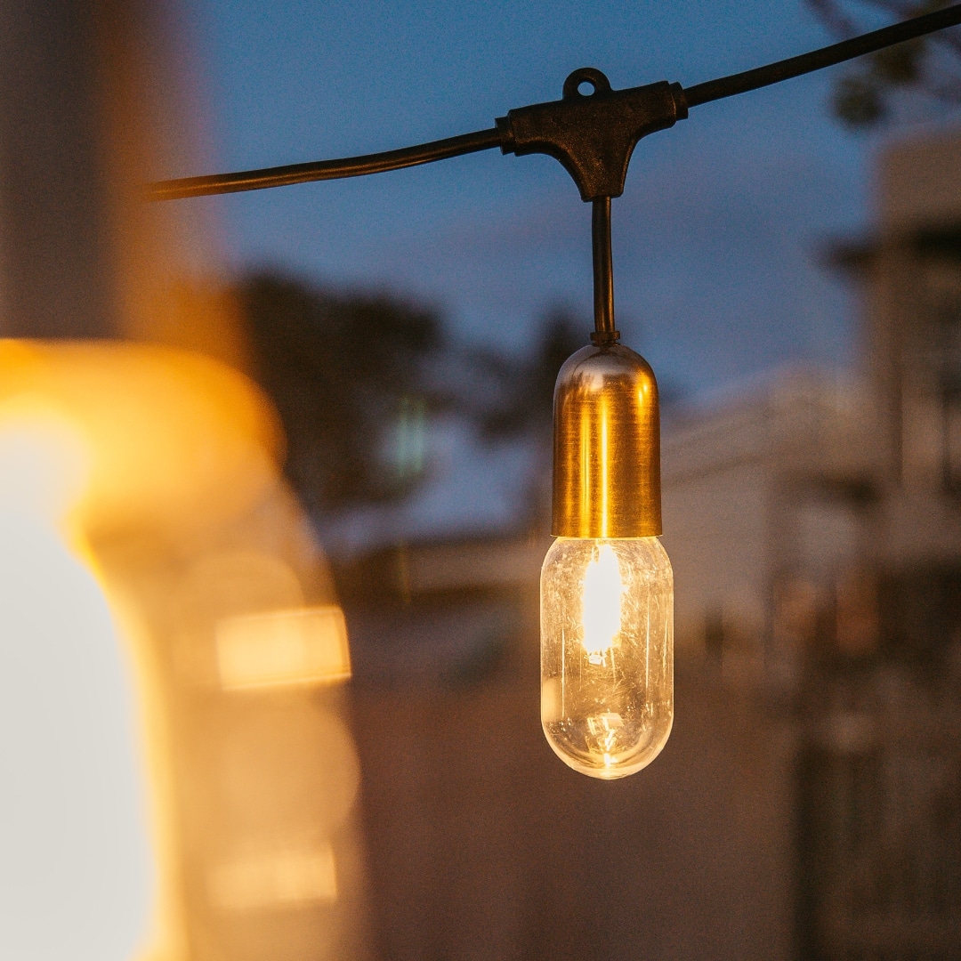 10m 20 LED Festoon Gold Antique Tubular Drop String Lights for Outdoor 10m 20 LED Festoon Gold Antique Tubular Drop String Lights Outdoor