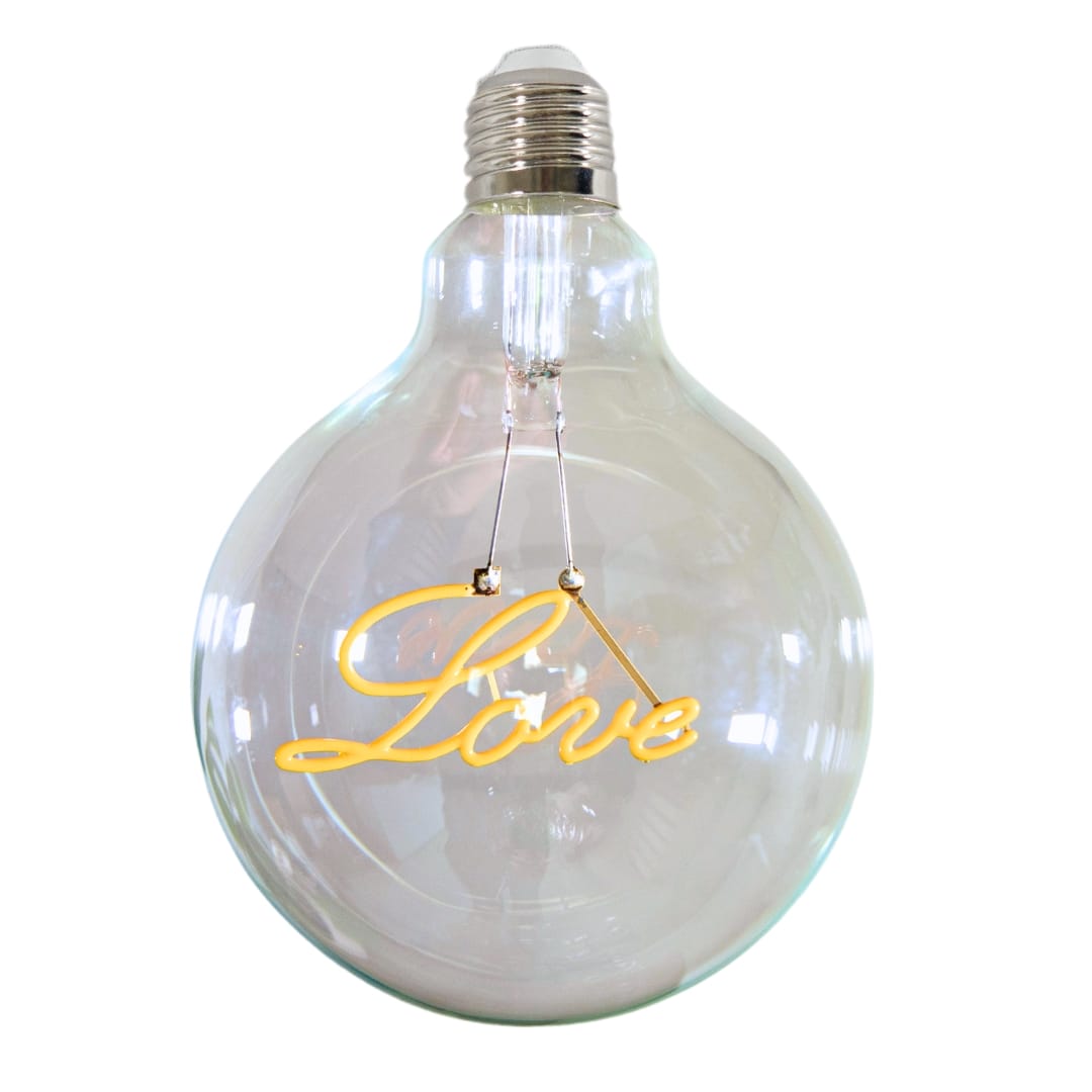 Retro Edison G125 Love Warm White LED E27 3W Bulb