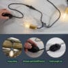 Festoon Dimmer with Dial On/Off Switch for String Lights