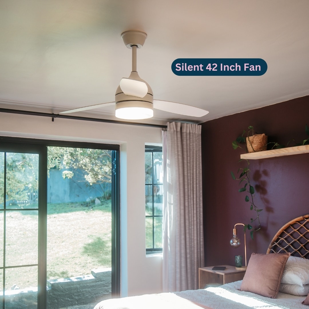 Modern ceiling fan from Stellar Lighting in South Africa