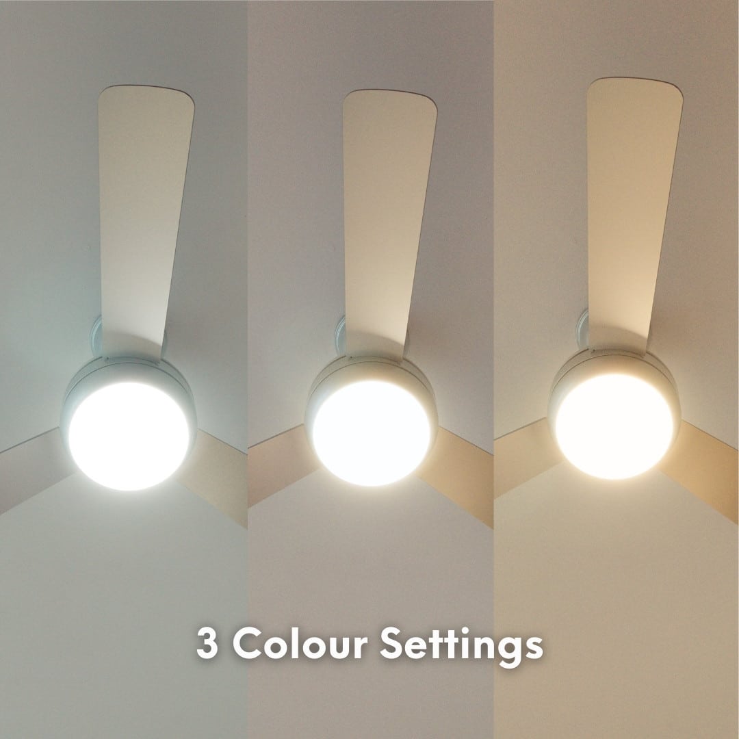 Upgrade your indoor spaces with this 42-inch Ceiling Fan with Light and Remote, designed for both style and performance. Featuring three sleek silver blades, a quiet yet powerful DC motor, and customizable settings, this fan provides optimal airflow while enhancing your decor. The remote control offers 6 speed options and a timer, ensuring personalized comfort. With 1500 lumens of bright illumination and a 25W motor, this ceiling fan is ideal for living rooms, bedrooms, and offices in South Africa, offering reliable cooling and lighting for any occasion.