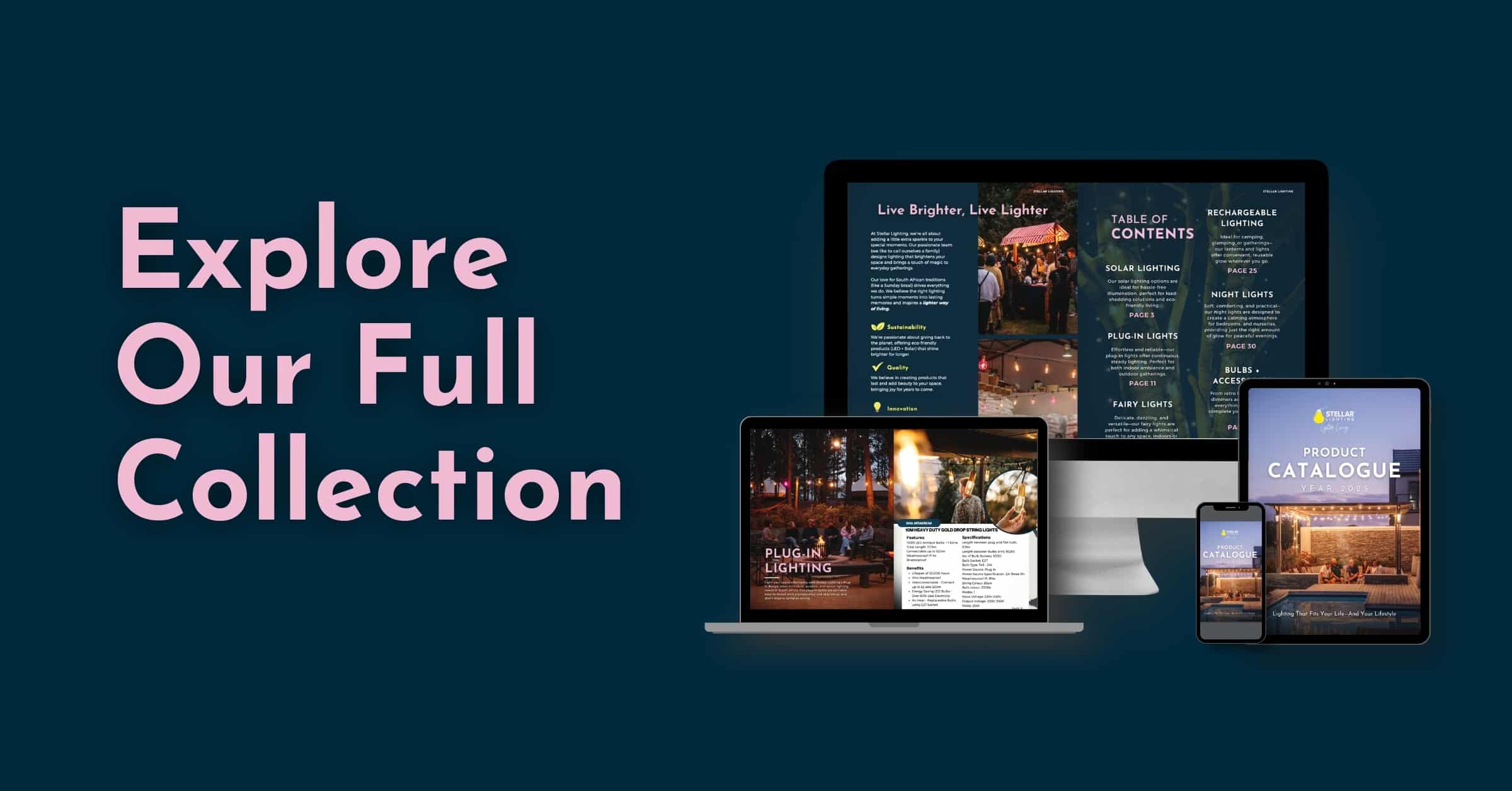 Stellar Lighting Product Catalogue