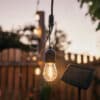 15m solar LED festoon heavy-duty vintage bulb string lights.