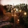15m solar LED festoon heavy-duty vintage bulb string lights.